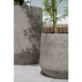 Pottery Pots Stone Harith ronde plantenbak grijs detail